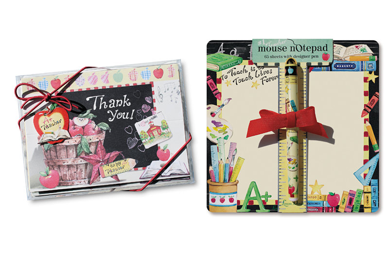 Back To School Mouse Notepad and Card Set