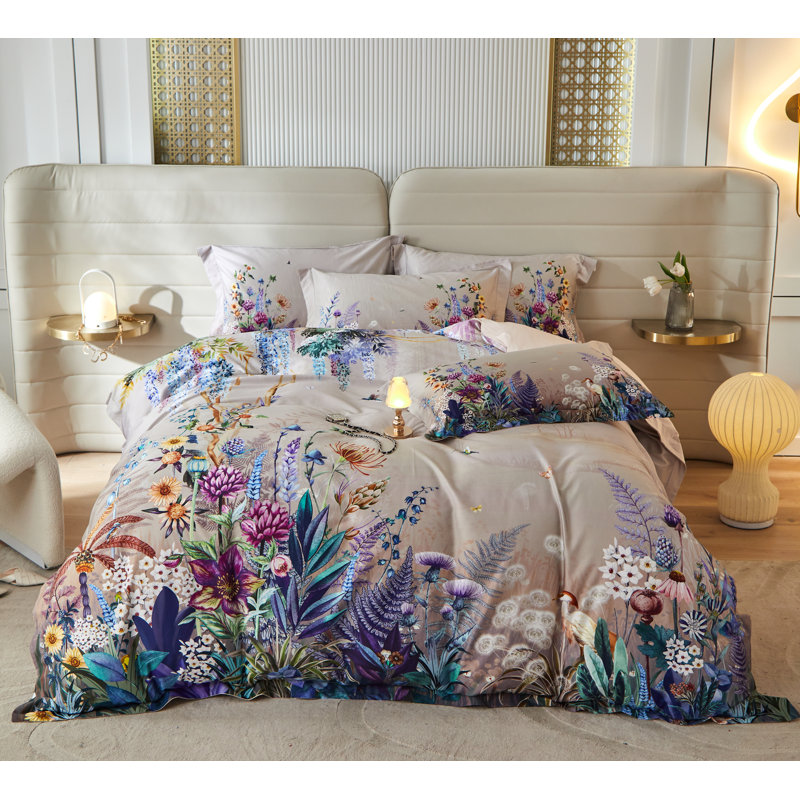 Ensemble de housse de couette 4 pièces Genelda