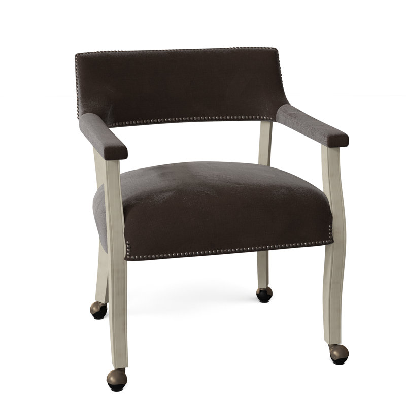 Fauteuil Thayer, Amande chamois, Bronze vieilli, 9107 Lin