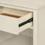 Table de chevet classique en bois avec 1 tiroir et 1 tablette ouverte-157125175