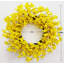 Couronne en forsythia fabriquée à la main 24 po pour porte d'entrée-1618358398