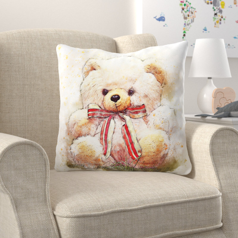 Coussin teddy Rhoads, Microsuède, Intérieur