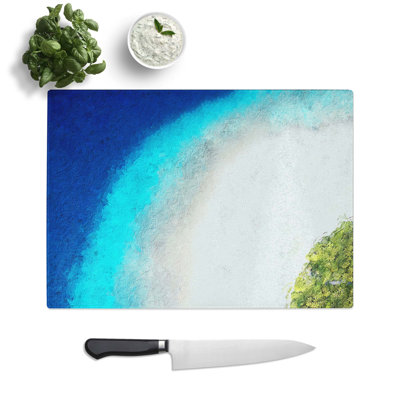 Tempered Glass Adugovaa Magu in Kihaadhoo Maldives Chopping Board