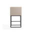 Tabouret de bar en cuir végétalien Ambre-842983117-840680095