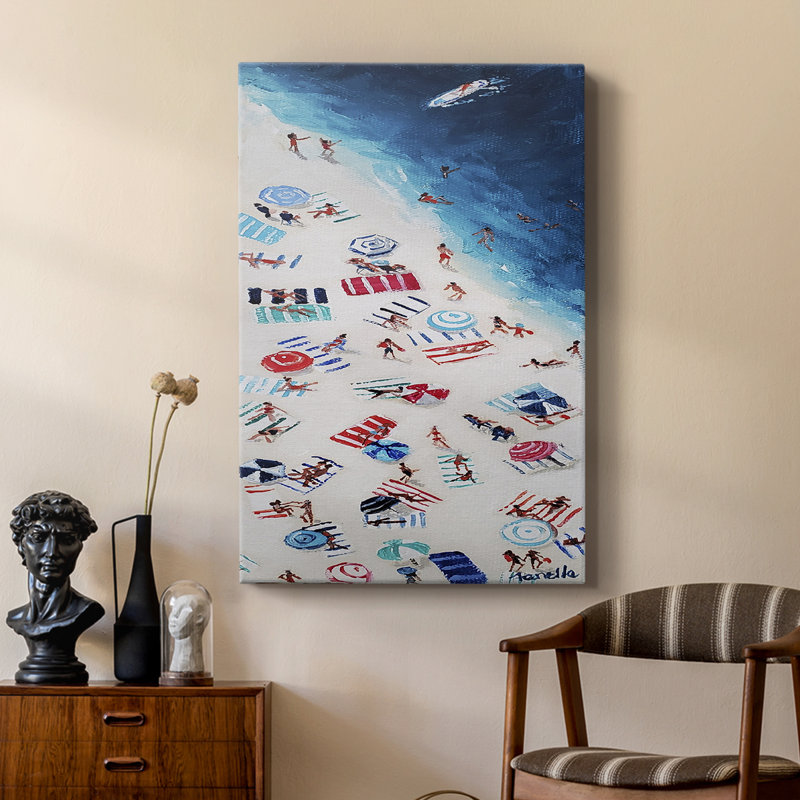 Break Out Beach - galerie Cavas sur mesure, H 48 po x l 32 po