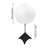 LED Inflatable Balloon With Stand Tripod, Inflatable Display Balloon Light, LED Inflatable Balloon
