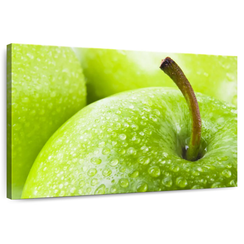 Yarlin, gouttelettes sur pommes vertes, H 16 po x l 24 po