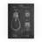Manilo 'Edison Lamp Base' Drawing Print on Wrapped Canvas-25327591