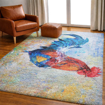 Tapis à poil long de qualité supérieure lavable à la machine ADS156