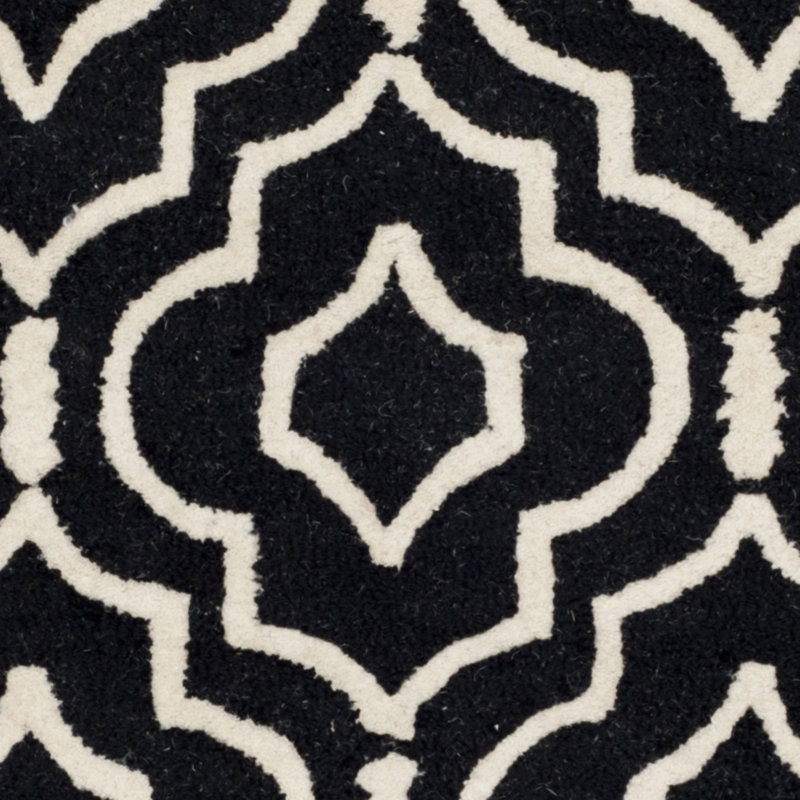 Tapis en laine touffeté à la main Cannen, Carré 6 pi