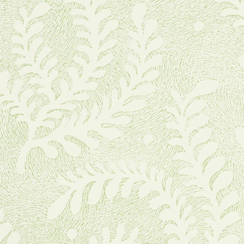 Etched Fern Wallpaper, Leaf
