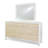 Miramar - Rectangular Dresser Mirror - Stark White Finish