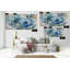 Blue duo-reproduction d’art sur toile-38029053