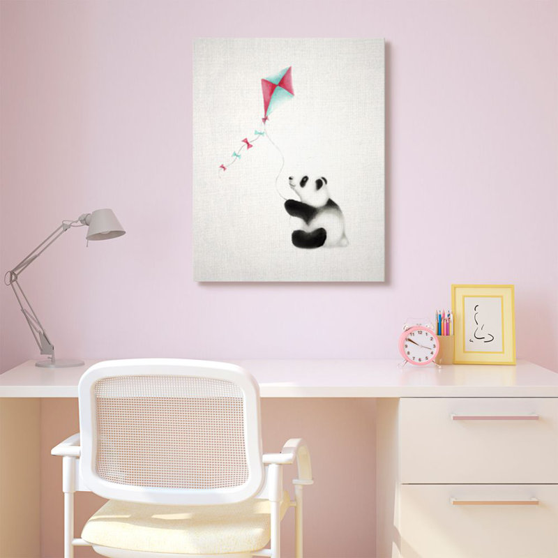 Décoration murale bébé pour enfant, "jolie dessinée Schulte, H 20 po x l 16 po x P 1,5 po, Toile tendue