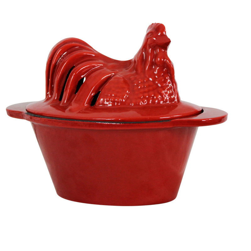 Cuiseur à vapeur émaillé émaillé de poulet