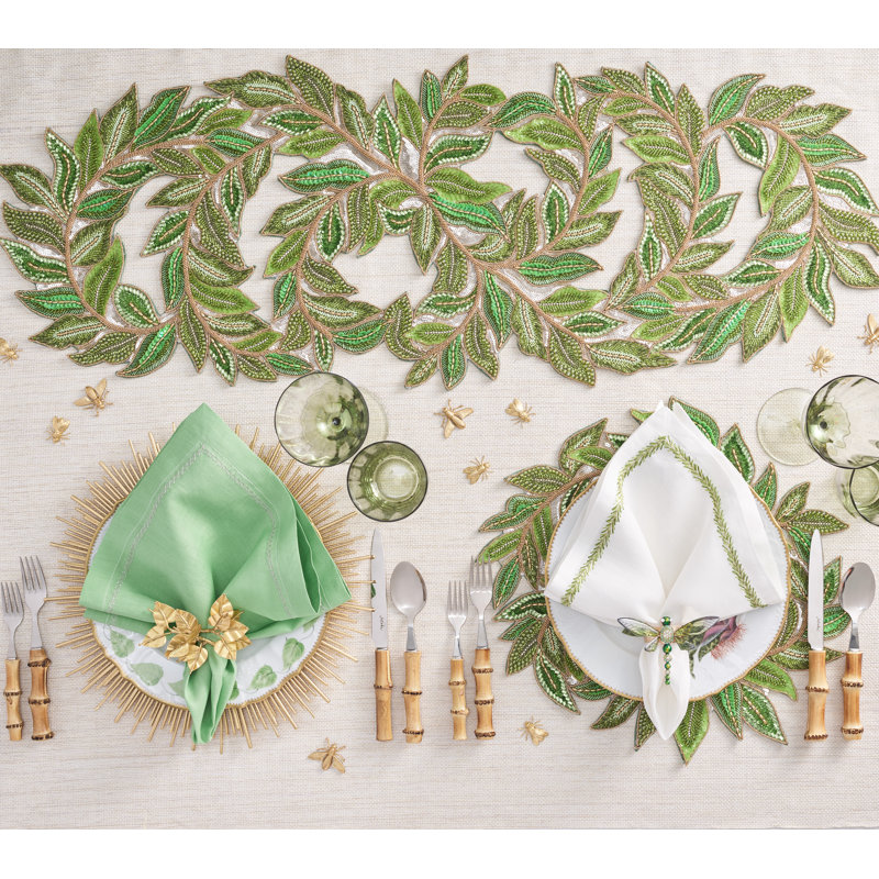 Dragonfly Napkin Ring in Green in a Gift Box
