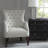 Button Tufted Wing Chair-82412352