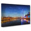The London Eye & Thames River In Abstract - Wrapped Canvas Painting-55300020