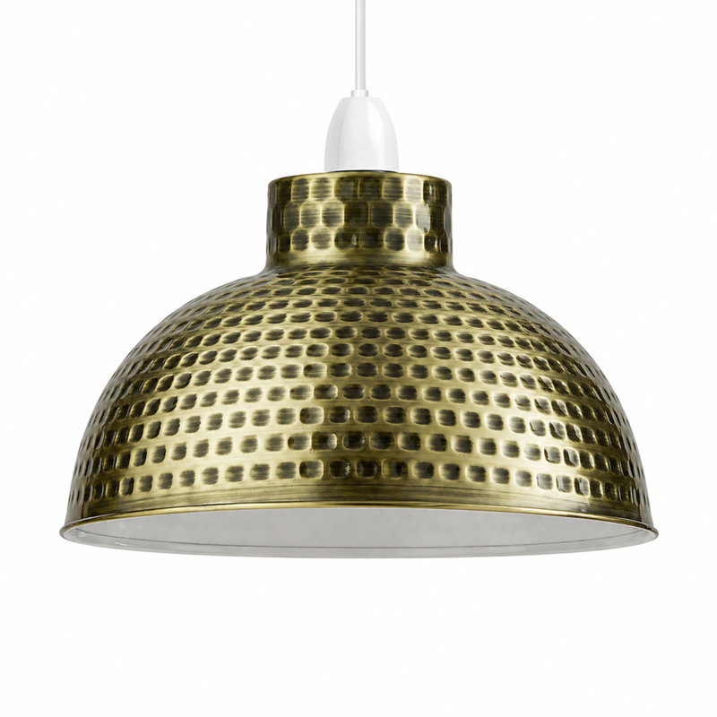 Anglin 16.5 cm H Dome Lamp Shade ( Screw On ), Green Brass