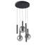 Luminaire suspendu 5 lumières Modella - Noir-125545641