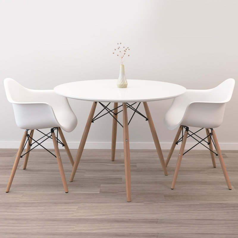  Ensemble de table Pyramid, fauteuils, H 29 po x l 31,5 po x P 31,5 po