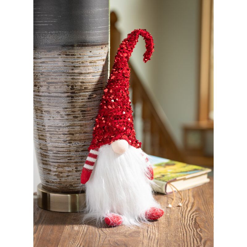 Figurine gnome à paillettes