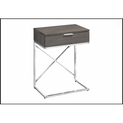 Table d'appoint contemporaine avec tiroir de rangement, pour le salon et la chambre à coucher, meubles élégants et fonctionnels
