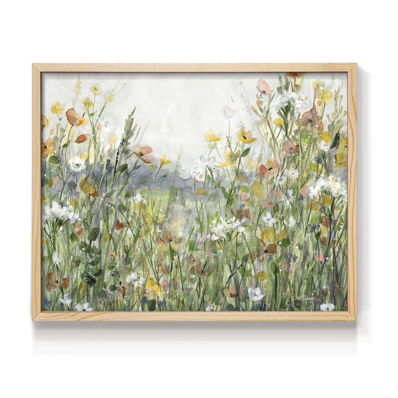 Woodland Meadow - reproduction encadrée - réaménageable, H 11 po x l 14 po, Naturel
