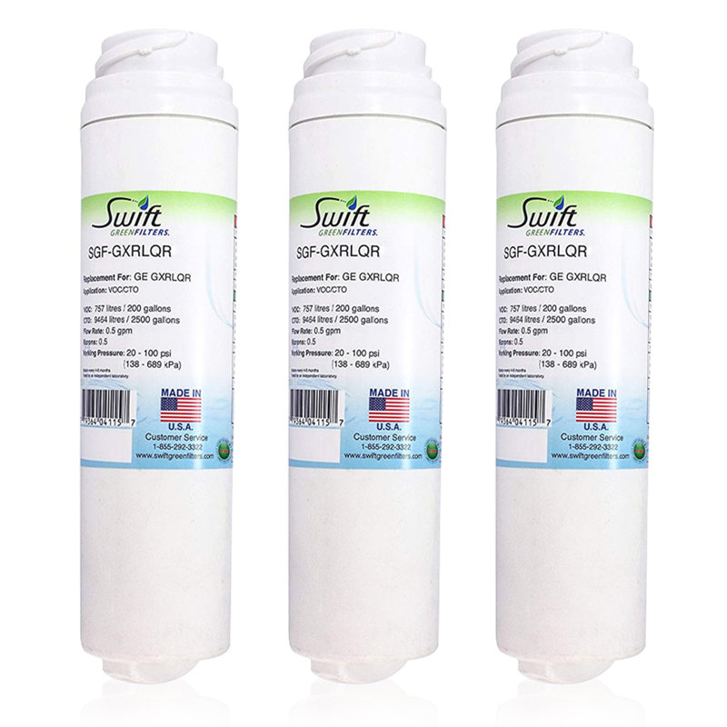 Swift Green Filters SGF-GXRLQR Compatible Commercial Water Filter for GE GXRLQR , Made in USA-3 Pack