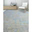 Handmade Silk and Wool Abstract Area Rug-70053938