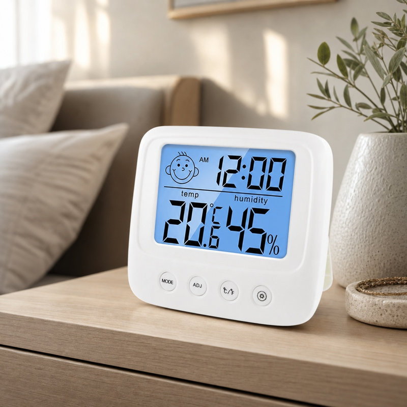 Thermomètre numérique numérique à l'intérieur et hygromètre