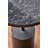 Wolak Marble and Metal Cylinder Base Side Table