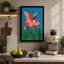 Desert Pig Takes Flight Modern - Wrapped Canvas-871365858-871365885