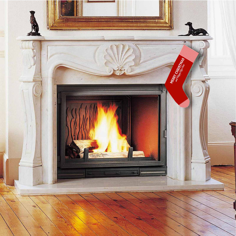 Cozy Decorative Sock, 100% Cotton, 13.8 x 7.1 inches | Soft, Breathable Fabric Perfect for Holiday Decor & Gift Giving | Ideal for Fireplaces, Christmas Trees, & Home Accents, Stylish and Functional Design