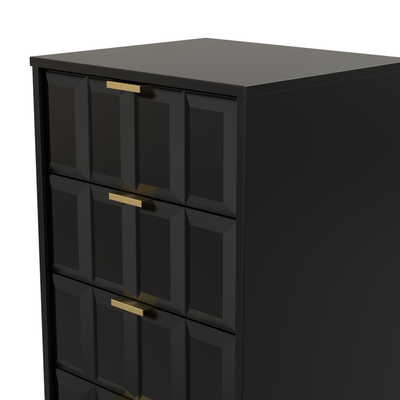Aldrik 45cm W Manufactured Wood Bedside Table