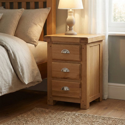 Montana 45cm W Solid Wood Bedside Table