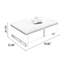 Table basse White Stone + Bois manufacturé-1423000226-1423000224