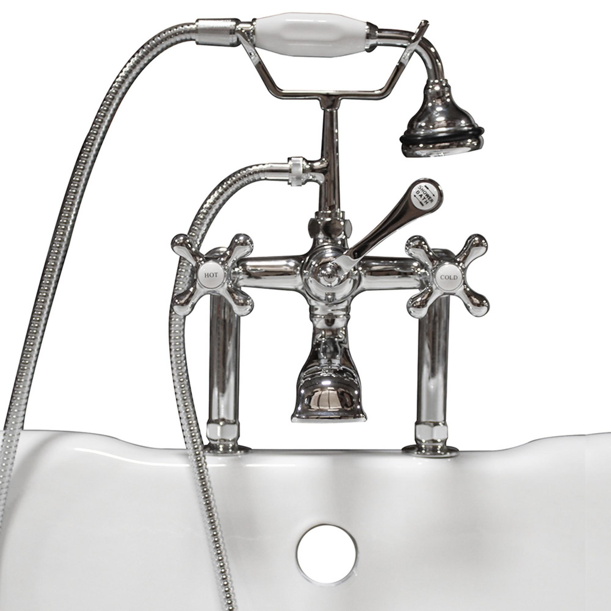Kingston Brass CCK226K0 Kingston Freestanding Clawfoot Tub Faucet