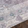 Agalia Machine Washable Oriental Charcoal/Gray Area Rug