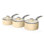 Swan Retro Induction Saucepan Set With Glass Lids, Non Stick Ceramic Coating, Easy to Clean, 3 Piece, 16/18/20 cm