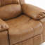Fauteuil inclinable et oscillant en cuir Charlotte