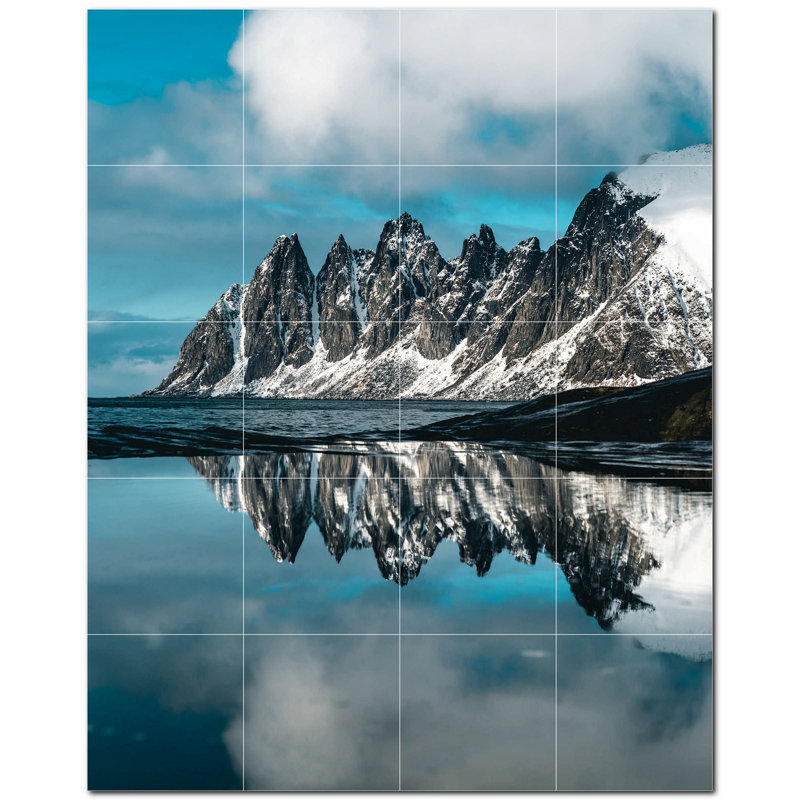 Panneau décoratif en céramique satinée 12 po x 12 po