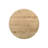 Tate Oak Finish 47" Round Dining Table With Metal Base