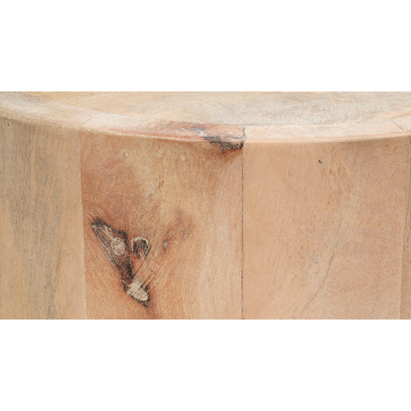 Dylan Solid Wood End Table, Natural