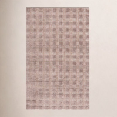 Hand-Loomed Plaid Performance Rug