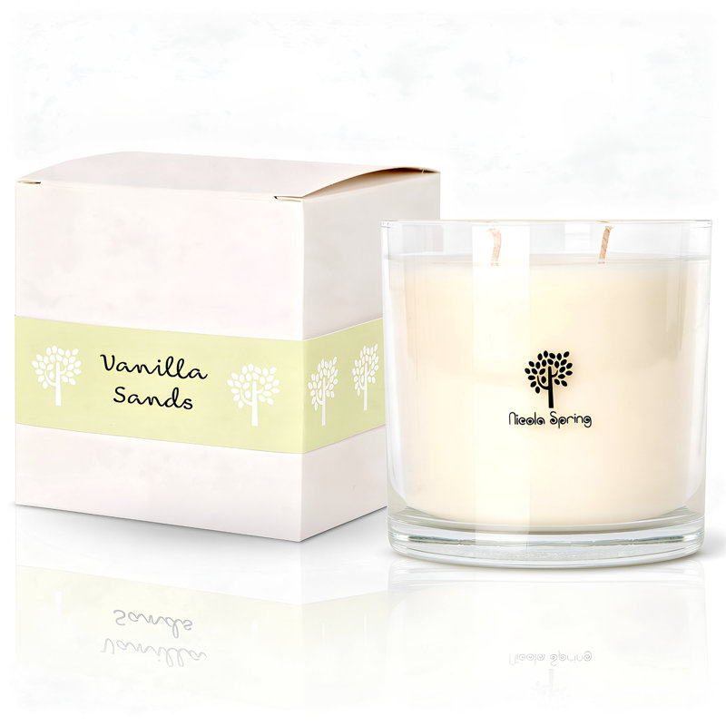 Nicola Spring Vanilla Sands Soy Wax Candle, 400g, Pack of 1
