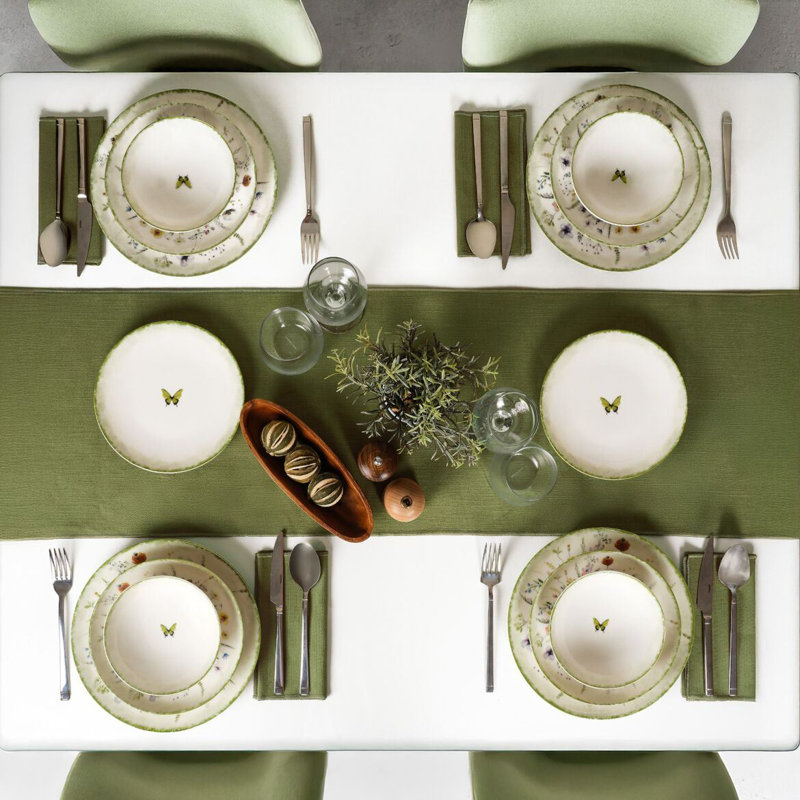 Service de vaisselle, Vert