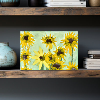 Tournesol jaune gai et classique