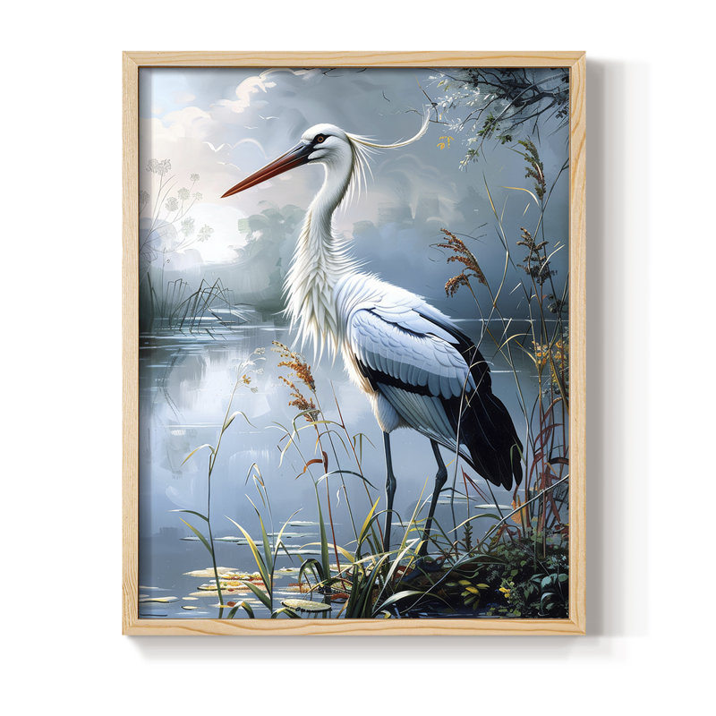 ANIMALS Series XCV, reproduction encadrée - bois massif, H 21 po x l 17 po