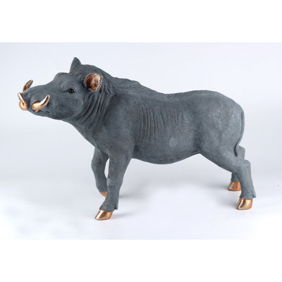 West Animals Weather Resistant Plastic Garden Statue